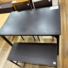 トレファクイオンタウン上里店】ベンチダイニング4点セット入荷しま 