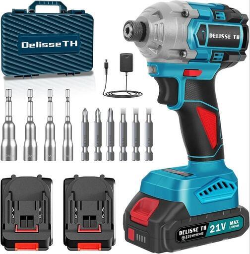 ドライバー 21V 電動インパクト 450N·m ブラシレス 3段階調整