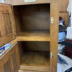アンティーク 収納棚 飾り棚 ヴィンテージ キャビネット 木製 クラシック