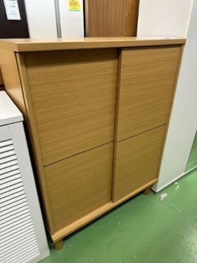 【ドリーム川西店御来店限定】 ニトリ 組立式シューズボックス NA H1065×W800×D395 クリーニング済み 【2001244255600124】