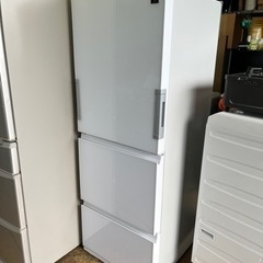 人気のどっちもドア!! SHARP 3ドア 350L 2017年 SJ-GW-35C-W 家電 キッチン家電 冷蔵庫