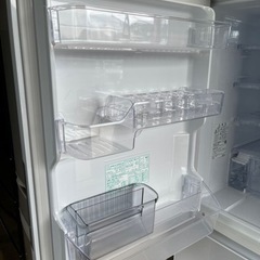 人気のどっちもドア!! SHARP 3ドア 350L 2017年 SJ-GW-35C-W 家電 キッチン家電 冷蔵庫