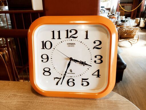 CITIZEN シチズン 掛け時計 ヴィンテージクロック CRYSTRON レトロ時計