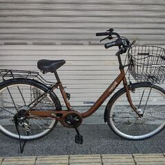 美品☆[TAKEDA]CHACLE SOSIEGO 26吋 ノーパンク自転車 美品☆[TAKEDA]CHACLE SOSIEGO 26吋 ノーパンク自転車 TAKEDA