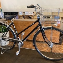 【ブリヂストンSTARROAD】一発2錠  LEDオートライト　内装3段　28インチ自転車　ブラック