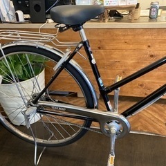 【ブリヂストンSTARROAD】一発2錠  LEDオートライト　内装3段　28インチ自転車　ブラック