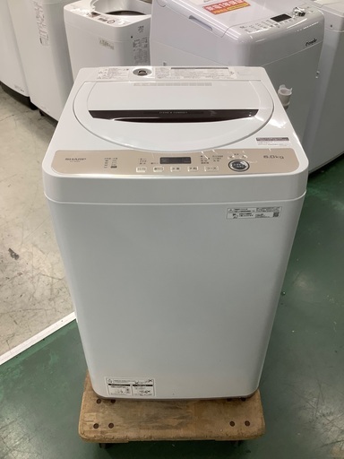安心の1年保証付き！！ SHARP　6.0kg全自動洗濯機　ES-GE6G-T  2023年製