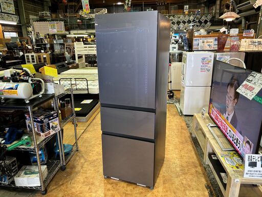✨安心の除菌洗浄済✨東芝 2021年製 356L 3ドア冷蔵庫 GR-S36SV(ZH)【愛市IR016822-104】