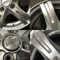 RANBROS ランブロス 社外ホイール 14インチ 4本 4.5J4HPCD100+45 