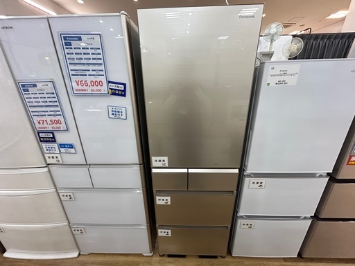 【6か月保証】Panasonicの6ドア冷蔵庫入荷しました！！