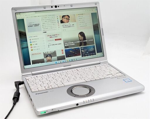 激安 高速SSD Panasonic CF-SV7RFCVS 第8世代Core i5 8GB 中古ノートパソコン WUXGA 無線 カメラ Windows11 Type-C Bluetooth Office
