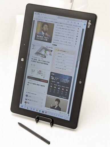 激安 高速SSD 日本製 11.6型 タブレット 富士通 ARROWS Tab Q665/LX 中古美品 第5世代CoreM 無線 Bluetooth webカメラ Windows11 Office済