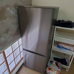 【中古美品】AQR-U18F-S 冷蔵庫 ステンレスシルバー  / 2ドア /右開きドア /184L