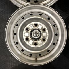トヨタ 100系ハイエースバン 2WD ジャストロー 純正スチールホイール 