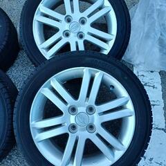 スバルステラカスタムRS純正ホイール15インチ美品4本セット　バリ山