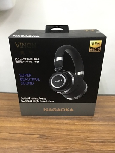 【未使用】NAGAOKA VINON ハイレゾ対応ヘッドホン P90 1