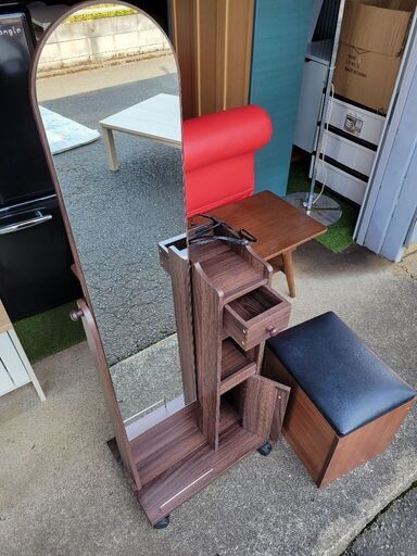 ドレッサー クリームカラー 椅子なし【ユーズドユーズ名古屋天白店