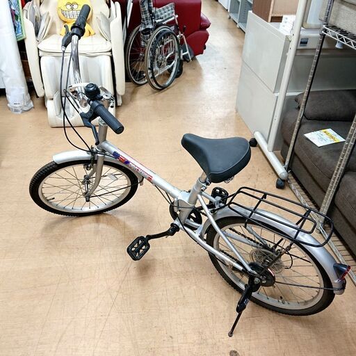 7/25折りたたみ自転車 ProKeds 20インチ 6段切替 シティサイクル