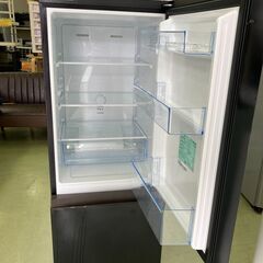 【リサイクルショップ　ピカソ　小松原】2023年製 ハイセンス 162L 2ドア 右開き ファン式冷蔵庫 ブラック HR-D15FB★4755★