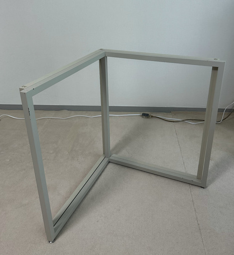 BISLEY DESK メラミン天板ウォールナットと Lフット 600のセット 