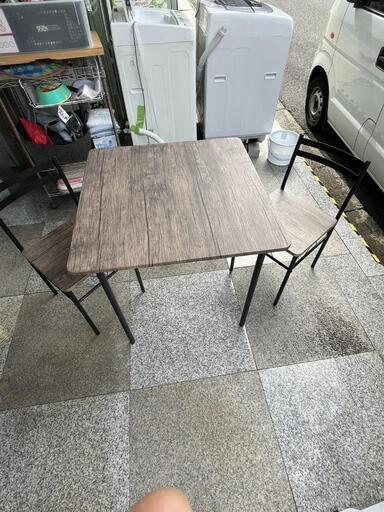 【引取先決まりました！】 美品!! ダイニングテーブルセット 2人掛け 3点セット ダイニングセット ダイニングテーブル ダイニングチェア チェア