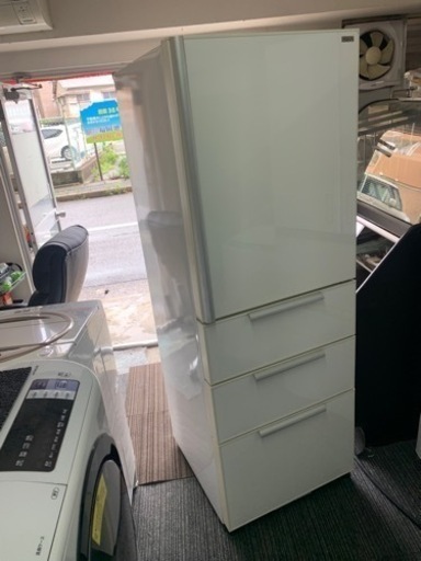 北九州市内配送無料 保証付き AQUA アクア 冷凍冷蔵庫 (355L・右開き