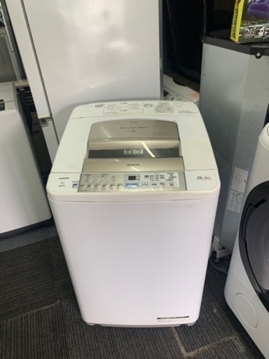 北九州市内配送無料　保証付き 日立 HITACHI 全自動洗濯機（9.0kg） シャンパン ビートウォッシュ BW-9PV