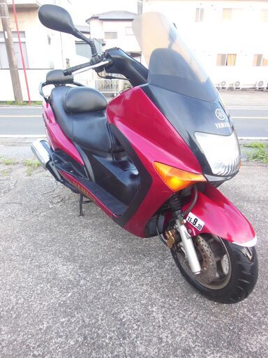 希少 カラー YAMAHA マジェスティ125 　F電球LED　一部カーボン使用　プラグ新品オイル交換他基礎整備済 セル始動 すぐ乗り出せる車両です。 マジェスティーめったに出ないカラー車両の1台です