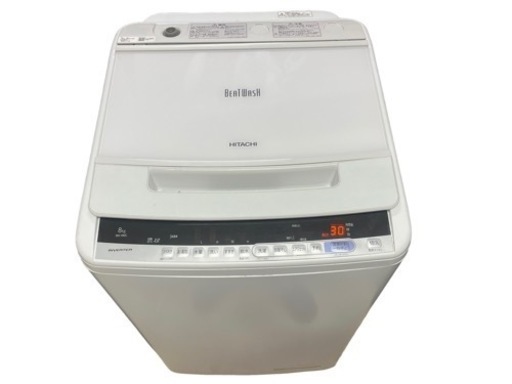HITACHI 日立 ビートウォッシュ 全自動洗濯機 8.0kg BW-V80C 2019年製