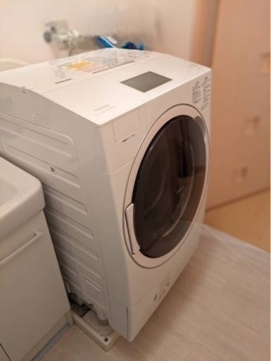 【受付終了】TOSHIBA ドラム式洗濯機 乾燥機能つき ZABOON　TW-127X9L 動作確認済み 説明書あり 付属品あり