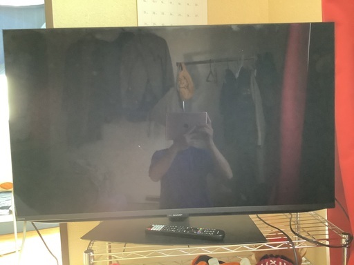43型シャープのテレビです。