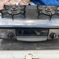 リンナイ 3つの「安心」新搭載【気のきくコンロ】 幅約56cm 左強火力 ブラック 都市ガス12A/13A RTM34BKL