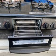 リンナイ 3つの「安心」新搭載【気のきくコンロ】 幅約56cm 左強火力