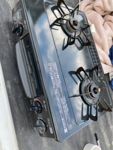 リンナイ 3つの「安心」新搭載【気のきくコンロ】 幅約56cm 左強火力 ブラック 都市ガス12A/13A RTM34BKL