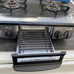 リンナイ 3つの「安心」新搭載【気のきくコンロ】 幅約56cm 左強火力 ブラック 都市ガス12A/13A RTM34BKL