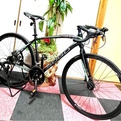 [受付終了]致しました [限定特価] SOGO GT700s ロ-ドバイク•Wディスクブレ-キ•マッドブラック•2X7 14段式、