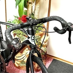 [受付終了]致しました [限定特価] SOGO GT700s ロ-ドバイク•Wディスクブレ-キ•マッドブラック•2X7 14段式、