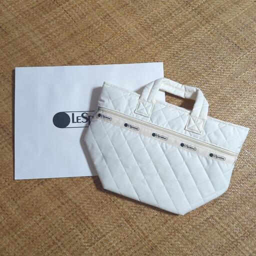 新品未使用　神崎恵✕レスポートサックコラボ　MEDIUM MULTI TOTEメレンゲホワイトキルト