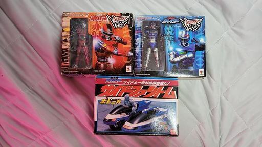 中古のメタルヒーロー二つとレア　メタルダーポピニカ製です！