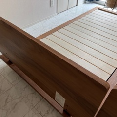 7/22【無印良品】ベッドフレーム（シングル）、ヘッドボード各×1