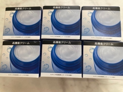 新品未使用　資生堂アクアレーベルブライトニングケアクリーム×6個