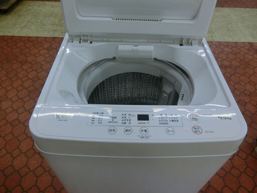 ID 198432 洗濯機4.5K ヤマダ 2021年 YWM-T45H1 - 洗濯機 