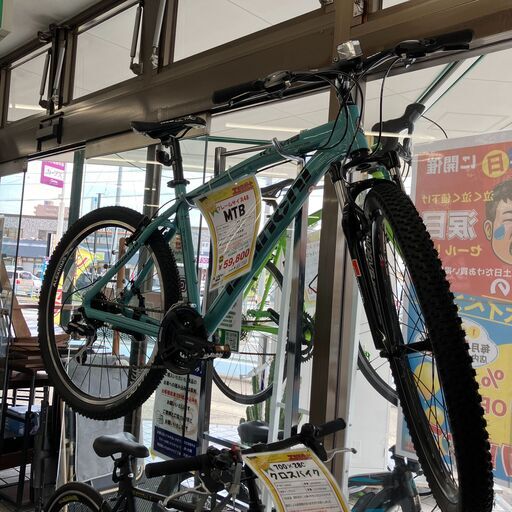 【美品】Bianchi　ビアンキ　MTB　マウンテンバイク　KUMA27.4V-Brake　24ギア　(B7-119)