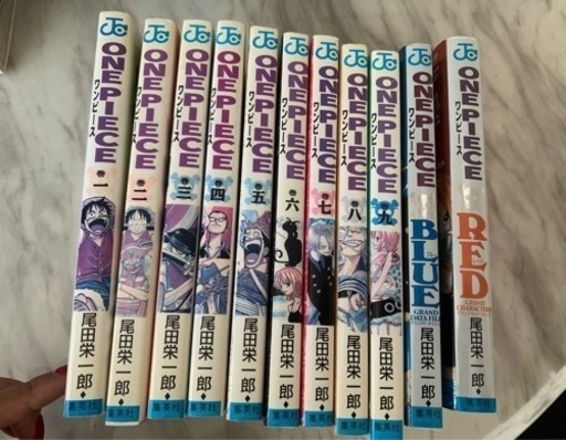 ONE PIECE1巻〜105巻+blue+red\n