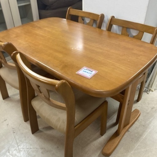【セール開催中】USED4人掛けダイニングセット