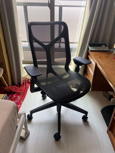 HermanMiller コズム ミドルバック ハーマンミラー オフィスチェア 肘付き 中古