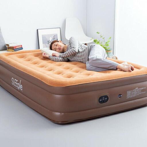 電動 エアーベッド 極厚 ダブル 来客用 エアーベッド マットレス\n