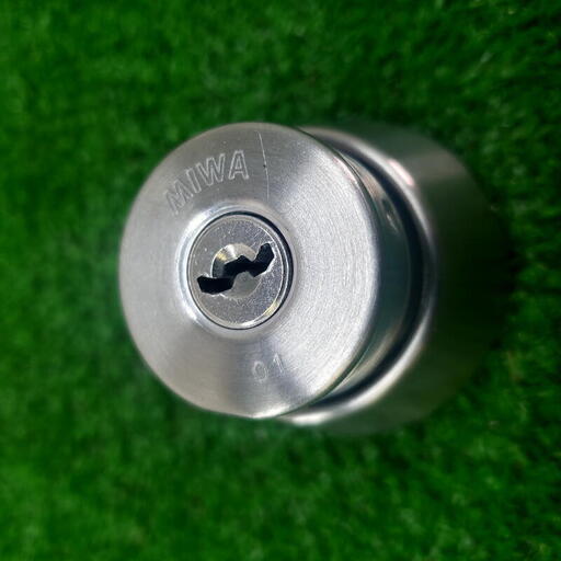 A【 9個セット 】 MIWA/美和ロック U9LA.CY 取替用シリンダー シルバー