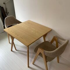美品 現行販売品 ILALI イラーリ 北欧モダンデザインダイニングセット 