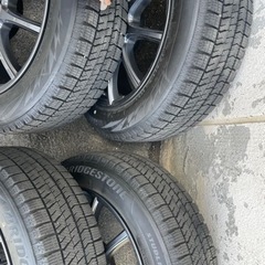 ブリジストン スタッドレスタイヤ ホイル付き 4本 バリ溝！美品